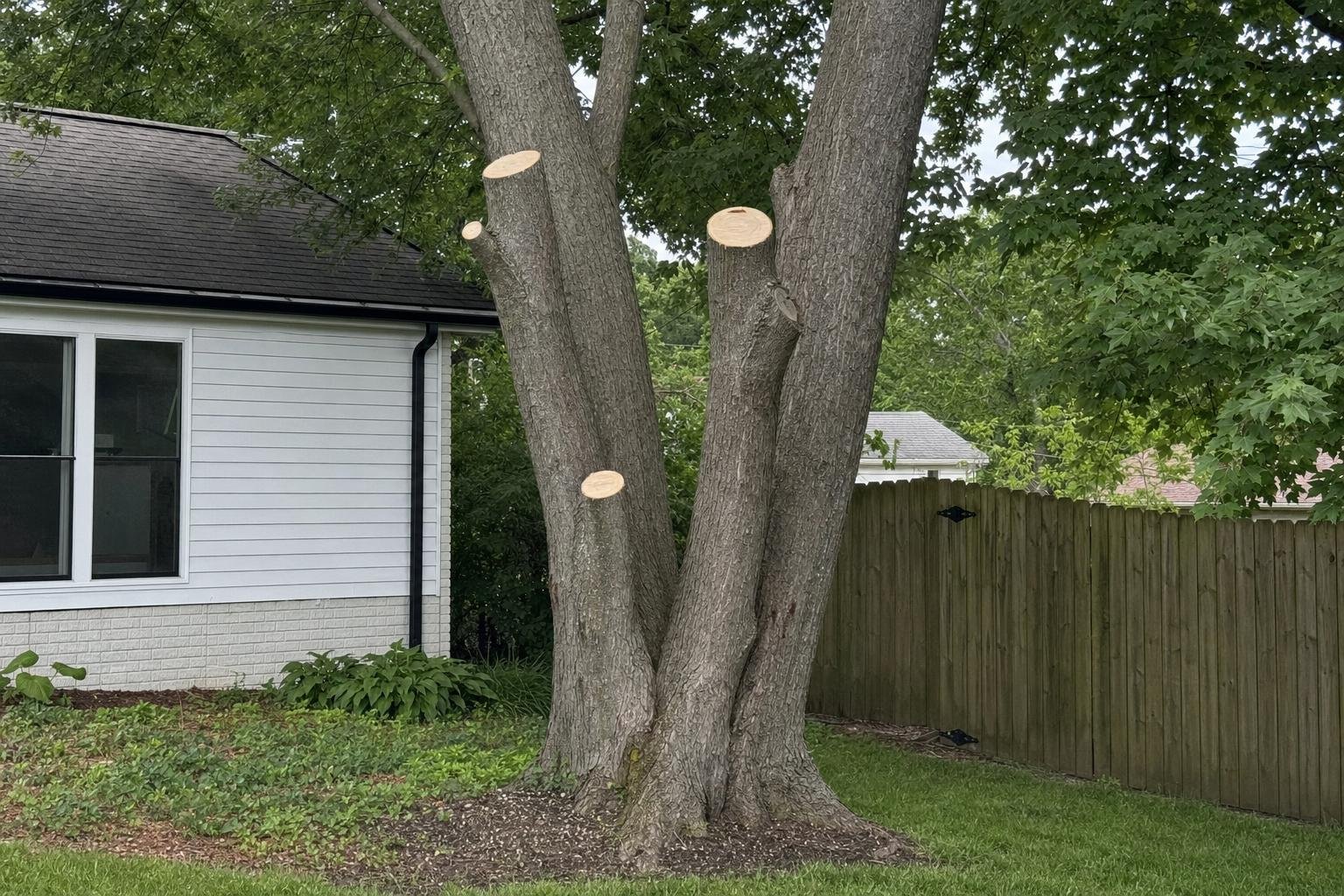 Illustrative image of tree service how it works work